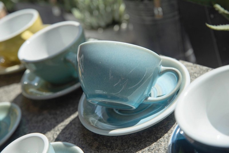 Loveramics Egg Espresso Untertasse 11.5cm eisblau 