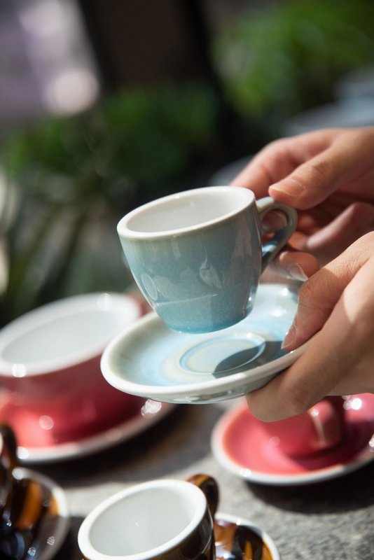 Loveramics Egg Espresso Untertasse 11.5cm eisblau 