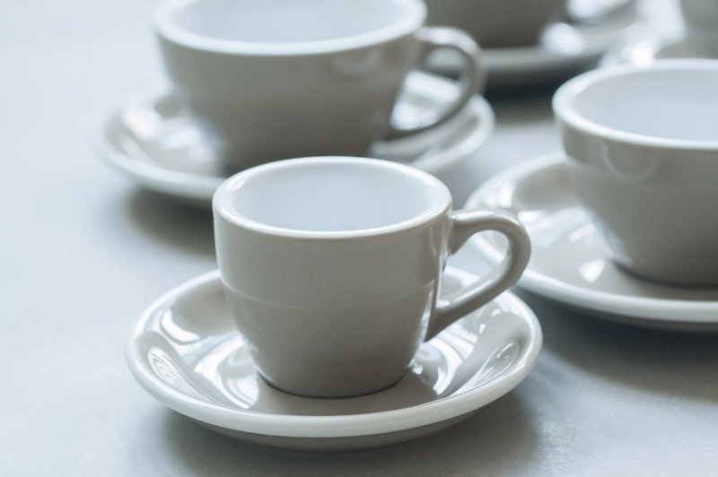 Loveramics Egg Espresso Untertasse 11.5cm graubraun 