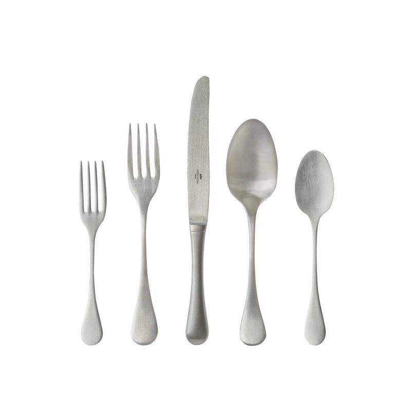 Costa Nova Antigo Besteckset silber matt 