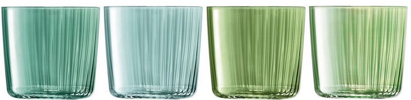 LSA 4er Set Gems Gobelet 310ml Jadegrün assort. 