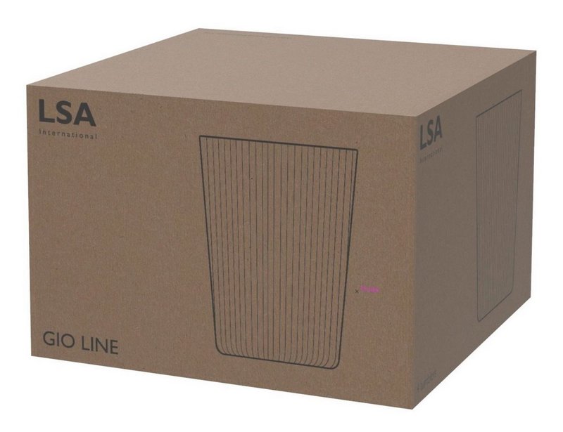 LSA 4er Set Gio Line Becher 560ml klar 