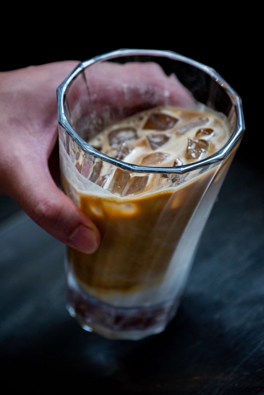 Loveramics Twisted Latte Glas 360ml klar 