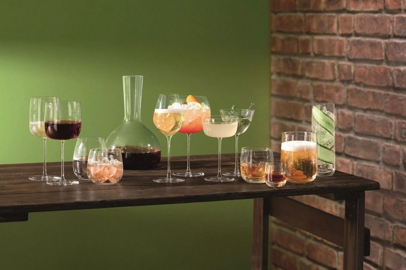 LSA 4er Set Borough Bargläser 625ml Klar 