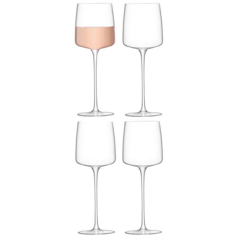 LSA 4er Set Metropolitan Wein Glas 350ml klar 