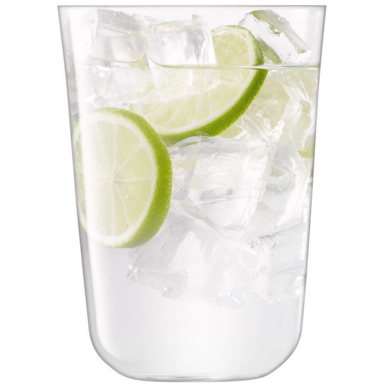 LSA 4er Set Arc Becher 550ml klar 