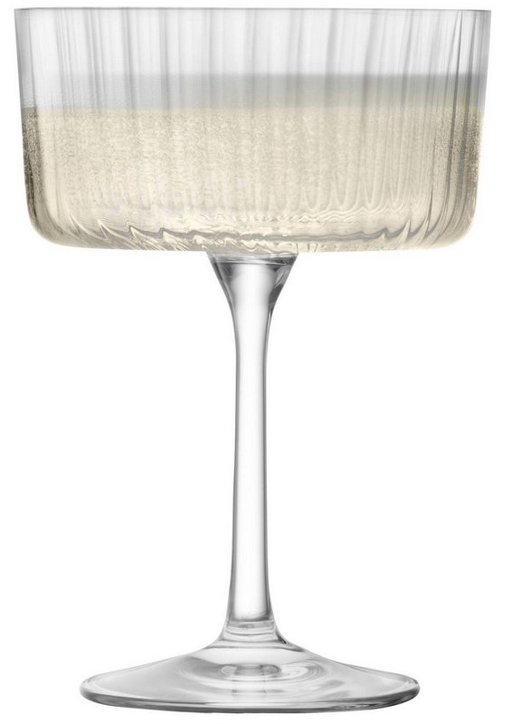 LSA 4er Set Gio Line Champagner-Cocktail Gläser 230ml Klar 
