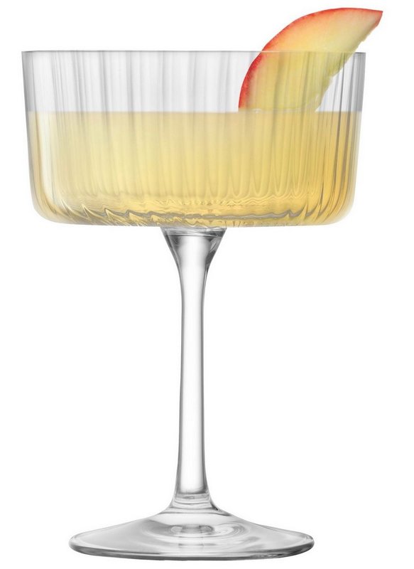 LSA 4er Set Gio Line Champagner-Cocktail Gläser 230ml Klar 