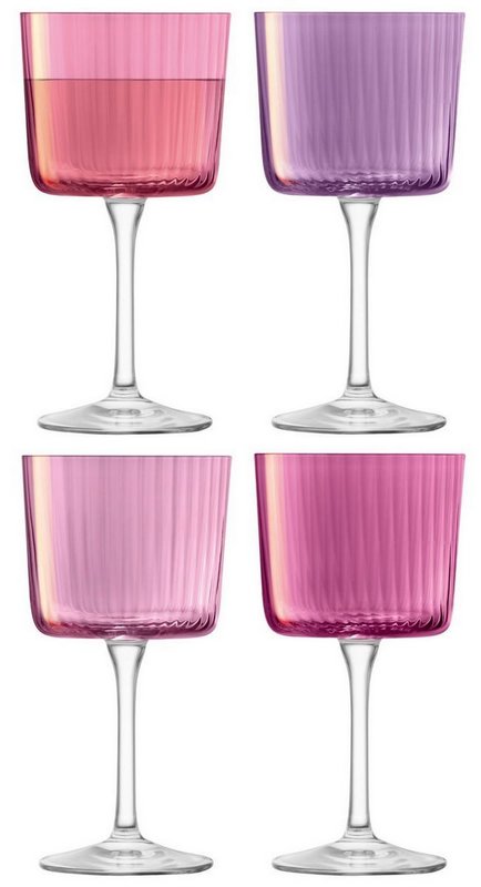 LSA 4er Set Gems Weingläser 250ml Granat assort. 