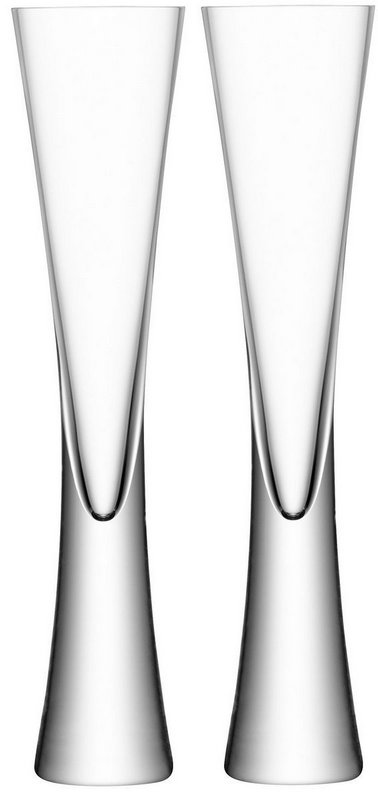 LSA 2er Set Moya Sektflöte 170ml - klar 