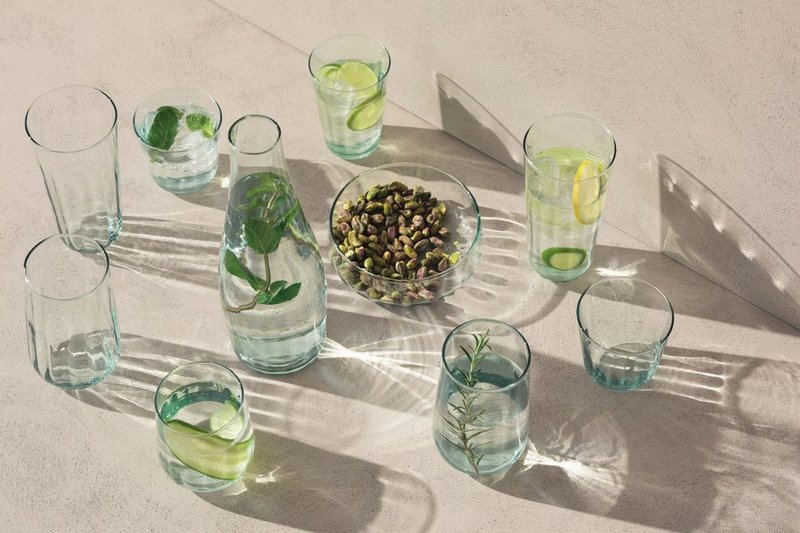 LSA Mia Wasserkaraffe 1.25L - recy. Optik 