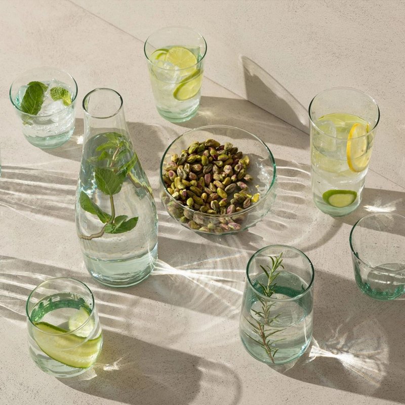 LSA Mia Wasserkaraffe 1.25L - recy. Optik 