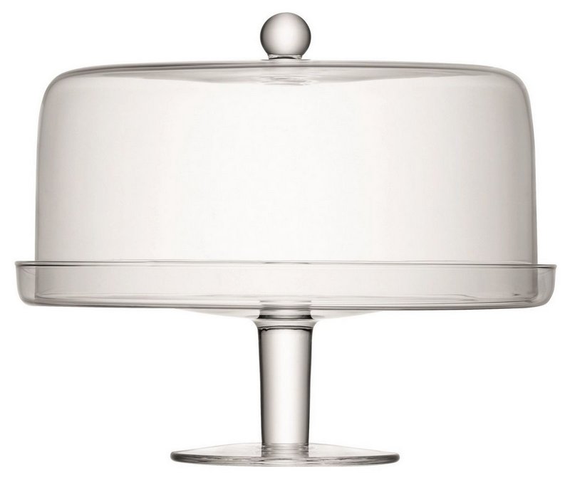 LSA Klara Kuchenplatte Haube Ø33cm Ø30cm H30cm - klar 