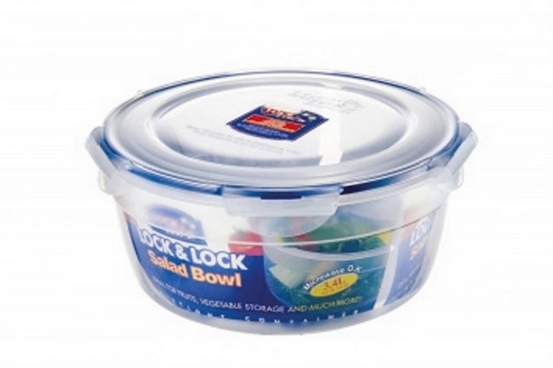 LockLock Salatschüssel 3.4 l mit Abtropf Einlage 