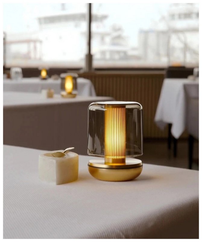 Humble Light Tischlampe Firefly smoked gold V2 