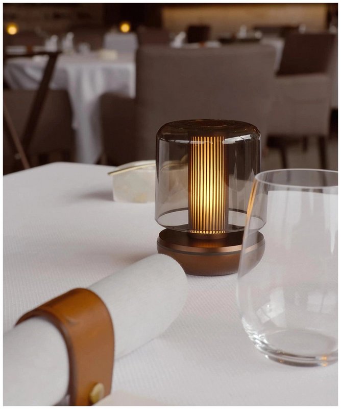 Humble Light Tischlampe Firefly smoked 11.8x8.6cm bronze V2 