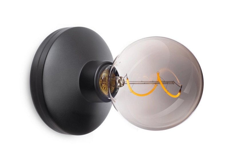 Humble Light Wandlampe Bee smoked schwarz 