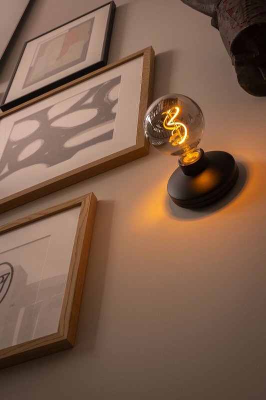 Humble Light Wandlampe Bee smoked schwarz 