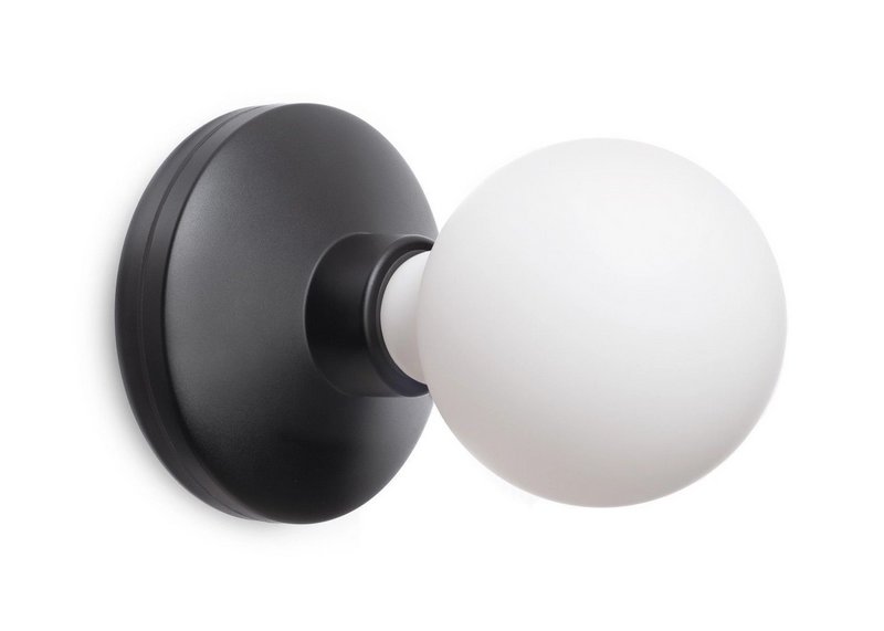Humble Light Wandlampe Bee frosted schwarz 