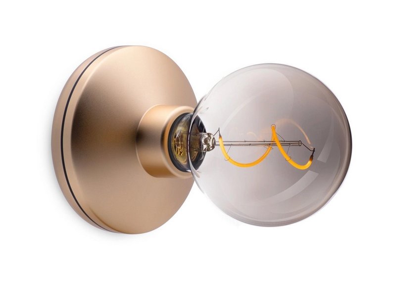 Humble Light Wandlampe Bee smoked rose gold 
