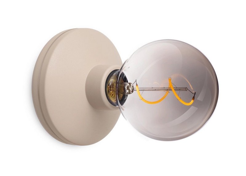 Humble Light Wandlampe Bee smoked beige 