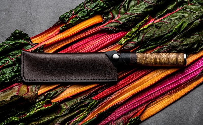 Forged Lederetui Hackbeil 