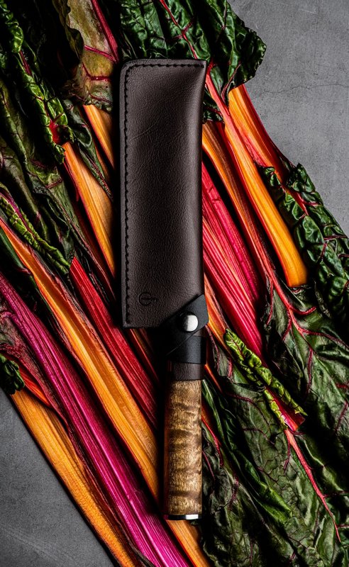 Forged Lederetui Hackbeil 