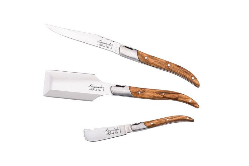 Forged Luxury Line Charcuterie Set Olivenholz 