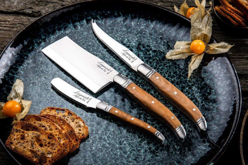 Forged Luxury Line Käsemesserset Olivenholz 