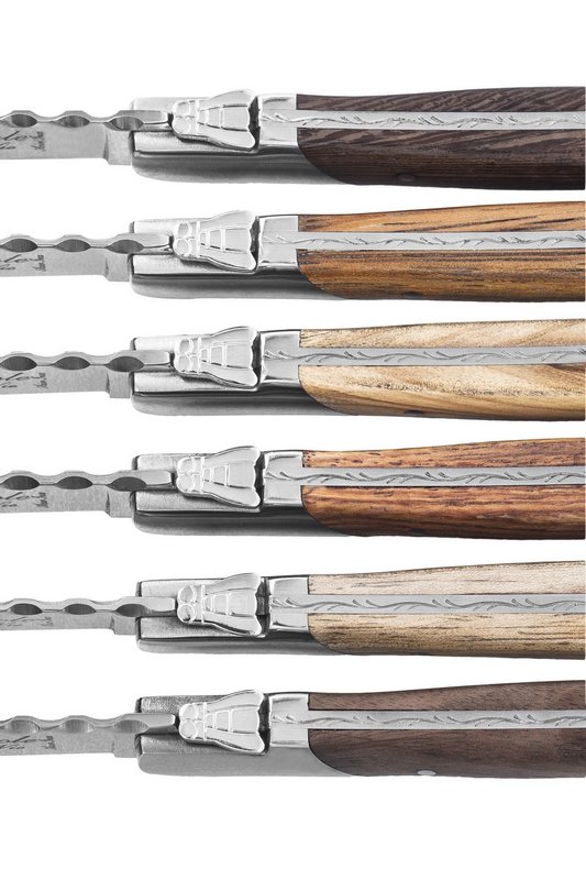 Laguiole Style de Vie Laguiole Luxury Line Steakmesser Verschiedene Holzarten 