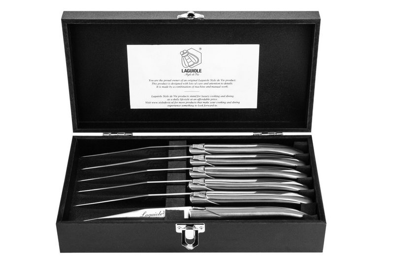 Laguiole Style de Vie Laguiole Luxury Line Steakmesser rostfreier Stahl 