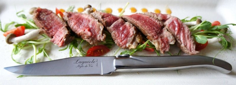 Laguiole Style de Vie Laguiole Luxury Line Steakmesser rostfreier Stahl 