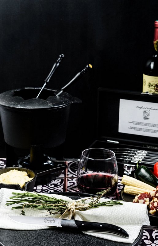 Laguiole Style de Vie Laguiole Luxury Line Steakmesser schwarzes Ebenholz 