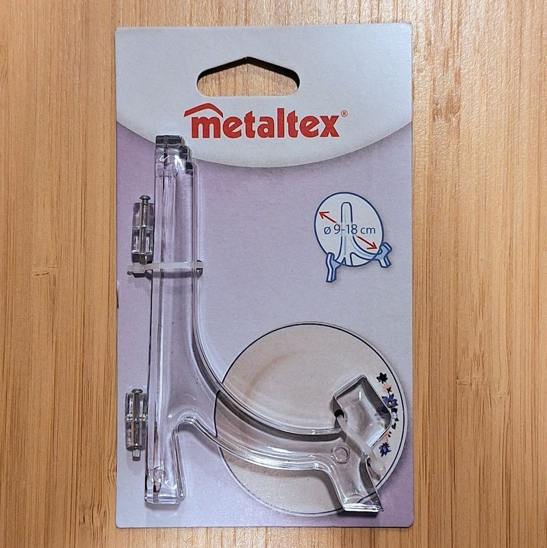 METALTEX Tellerständer transparent 11cm 