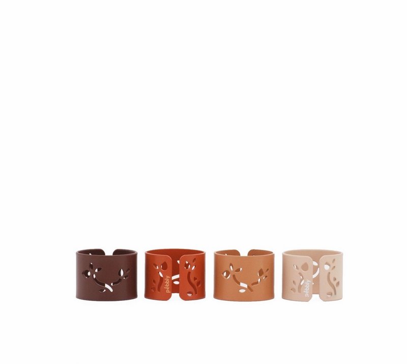 pebbly Serviettenring Metall 