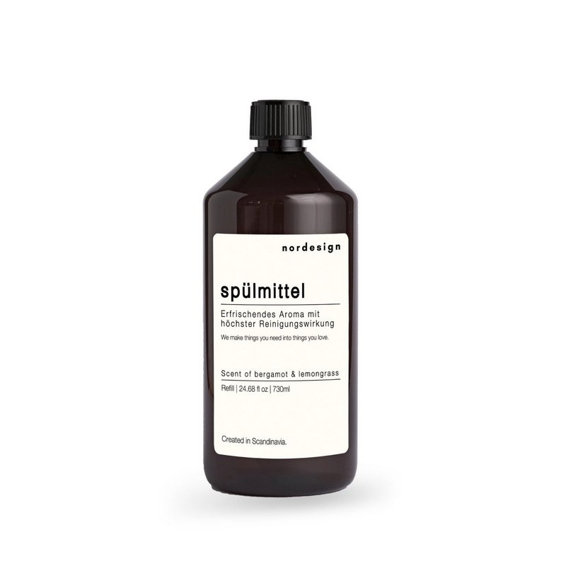 Nordesign Spülmittel Nachfüllflasche bergamot lemongrass 
