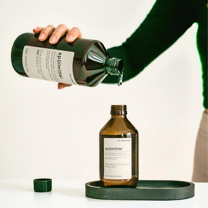 Nordesign Spülmittel Nachfüllflasche bergamot lemongrass 