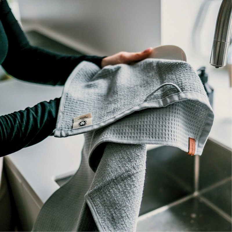 Nordesign Küchentuch Stockholm Grey hellgrau 