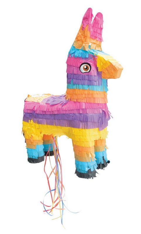 Scrap Cooking Pinata Esel bunt 