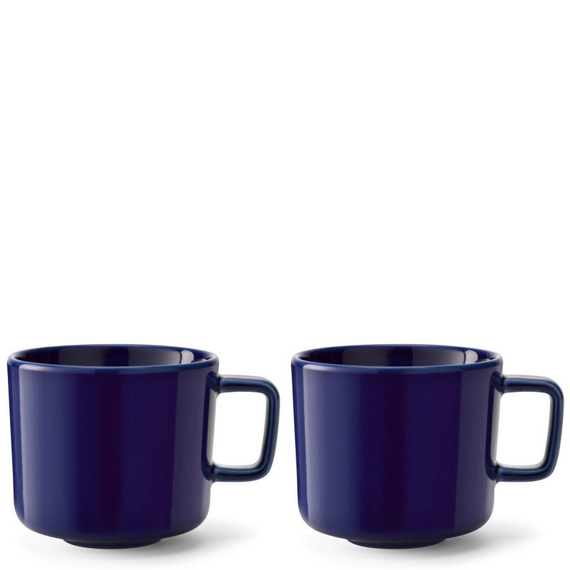 LSA 2er Set Collective Kaffeetasse 260ml cobalt 