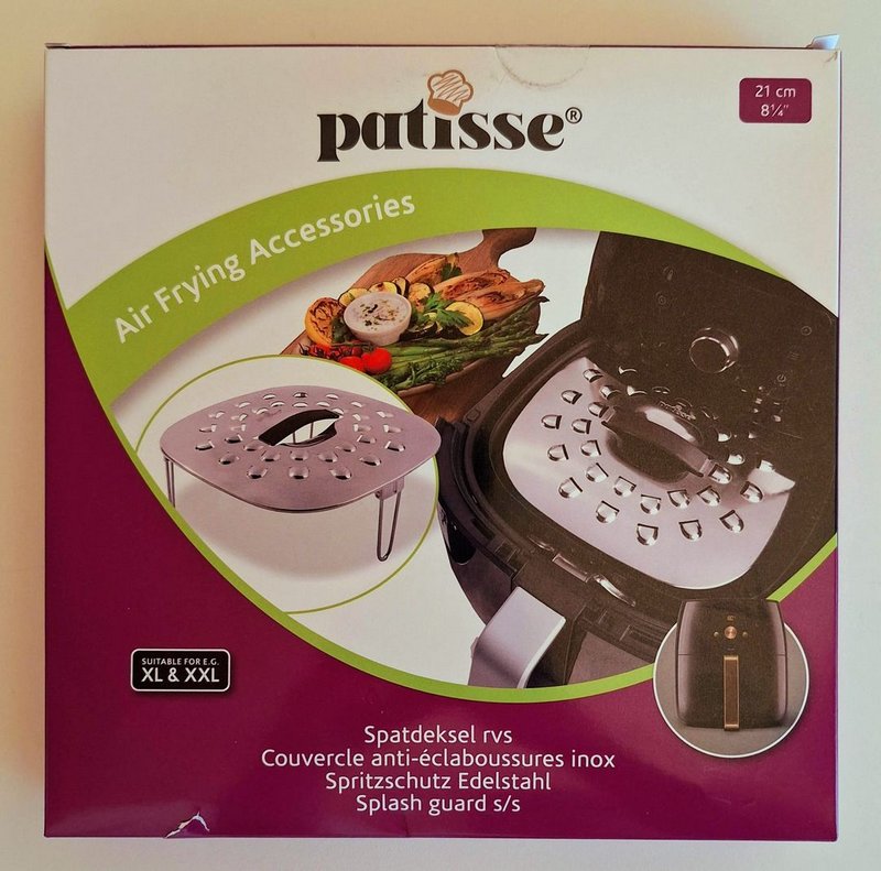 PATISSE Airfryer Spritzschutz eckig 