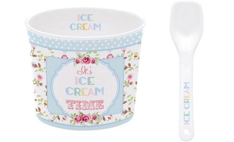 EasyLife Eisbecher Time for Ice Cream blau 