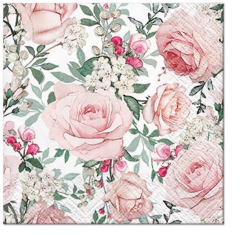 PAW Servietten Rosen 