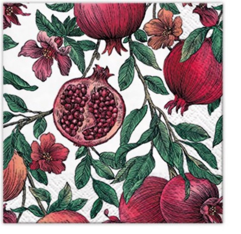 PAW Servietten Granatapfel 