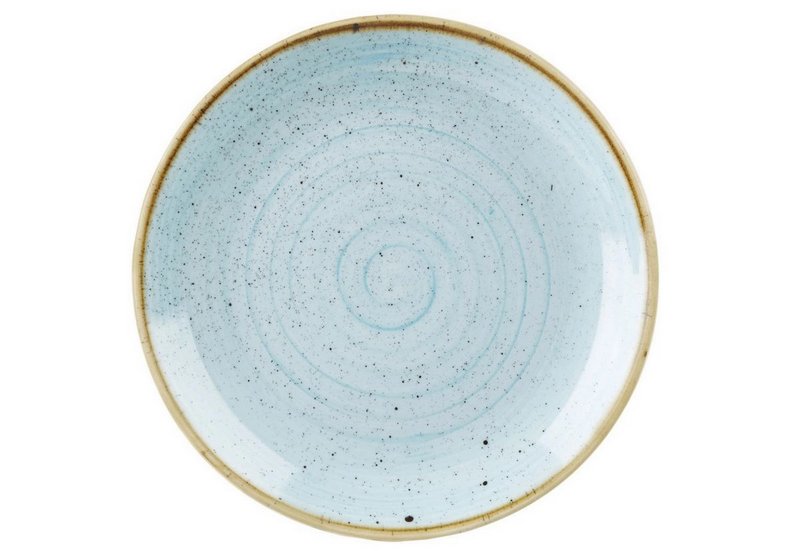Churchill Stonecast Duck Egg Blue Coupe Teller flach 26cm 