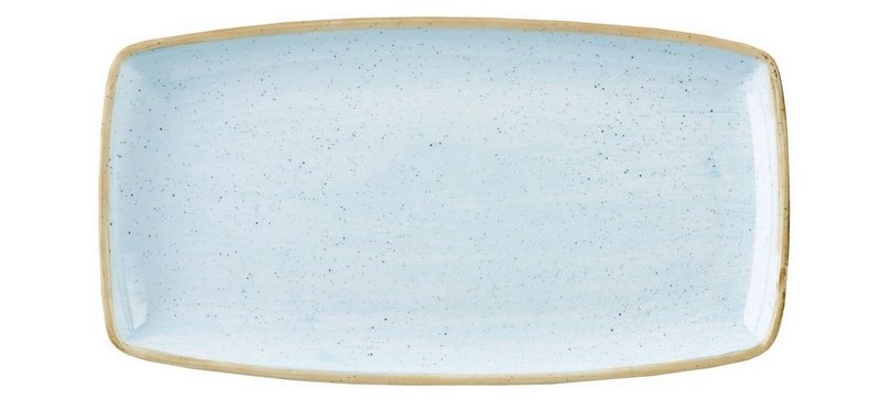 Churchill Stonecast Duck Egg Blue Platte rechteckig 29.5x15cm 