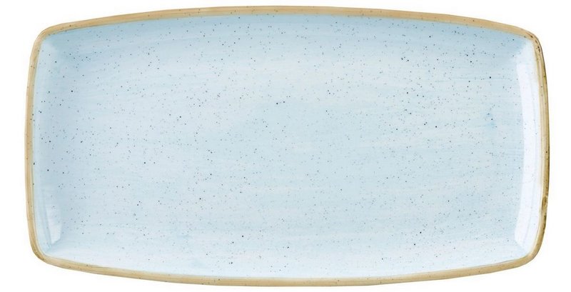 Churchill Stonecast Duck Egg Blue Platte rechteckig 35x18.5cm 