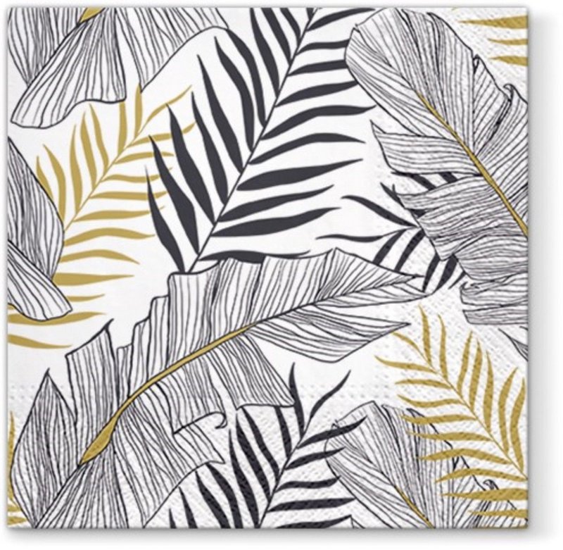 PAW Servietten Exotic Blätter 