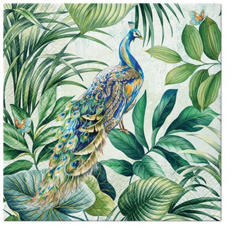 PAW Servietten Pfau 