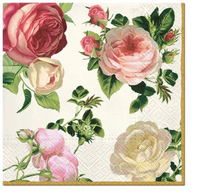 PAW Servietten Rosen 